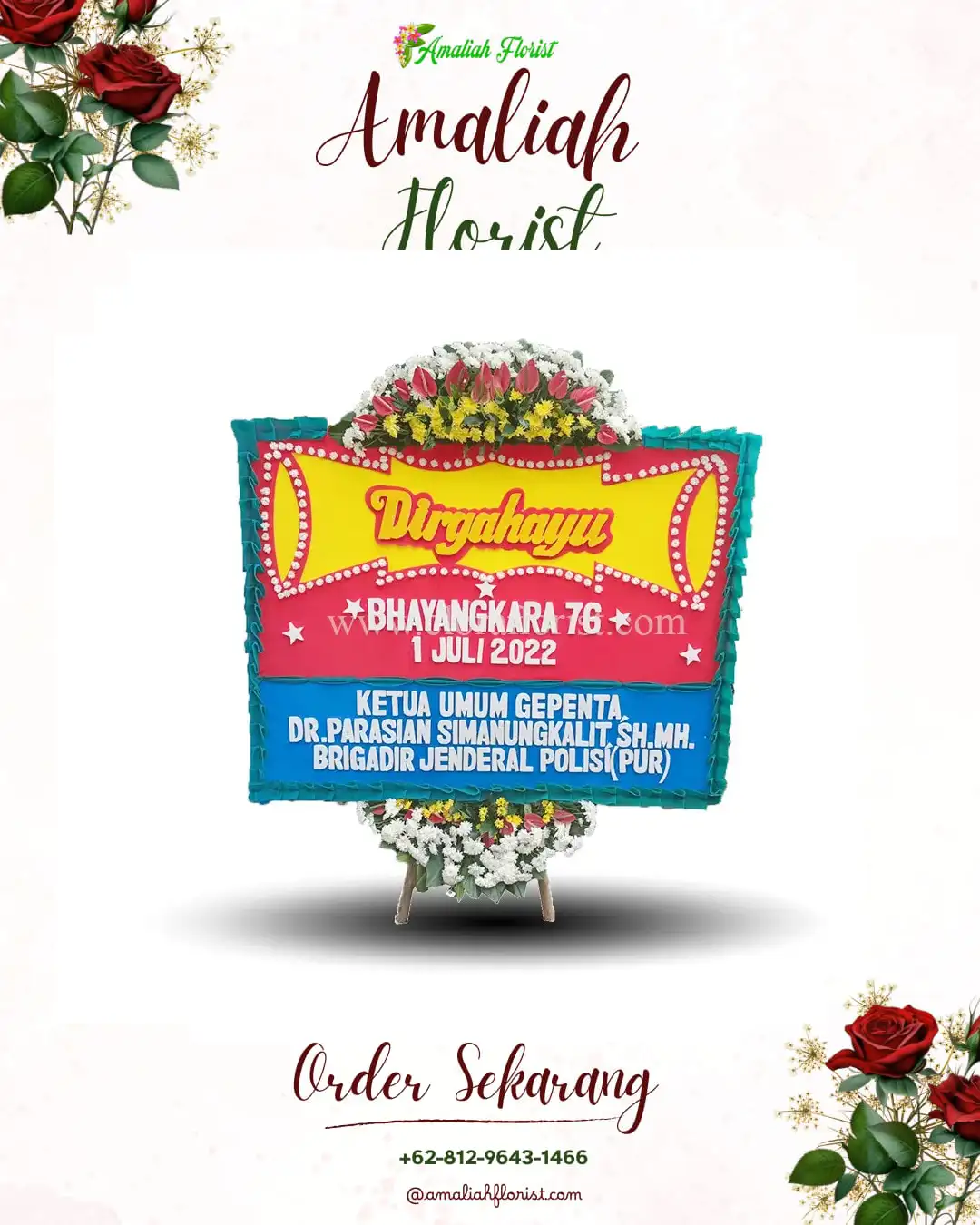 Papan Bunga HUT Ulang Tahun Ulee Kareng